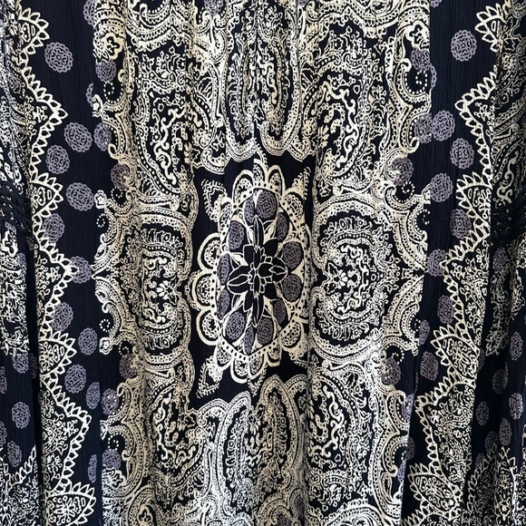 Altard State Boho Tunic Dress Sz S Navy Blue 
Spring Floral Flowy Hippie Mini - Picture 7 of 16